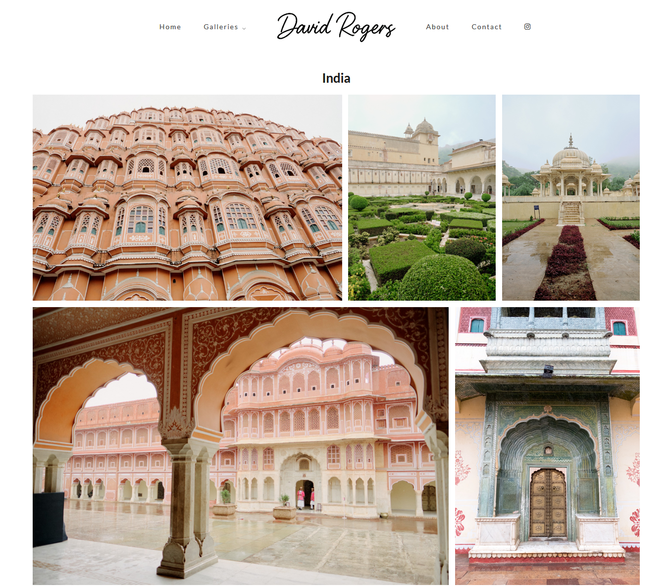 Static layout example